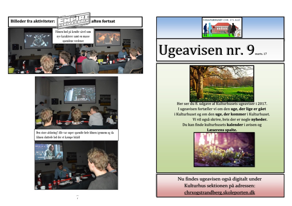 Ugeavisen Nr. 9Marts. 17