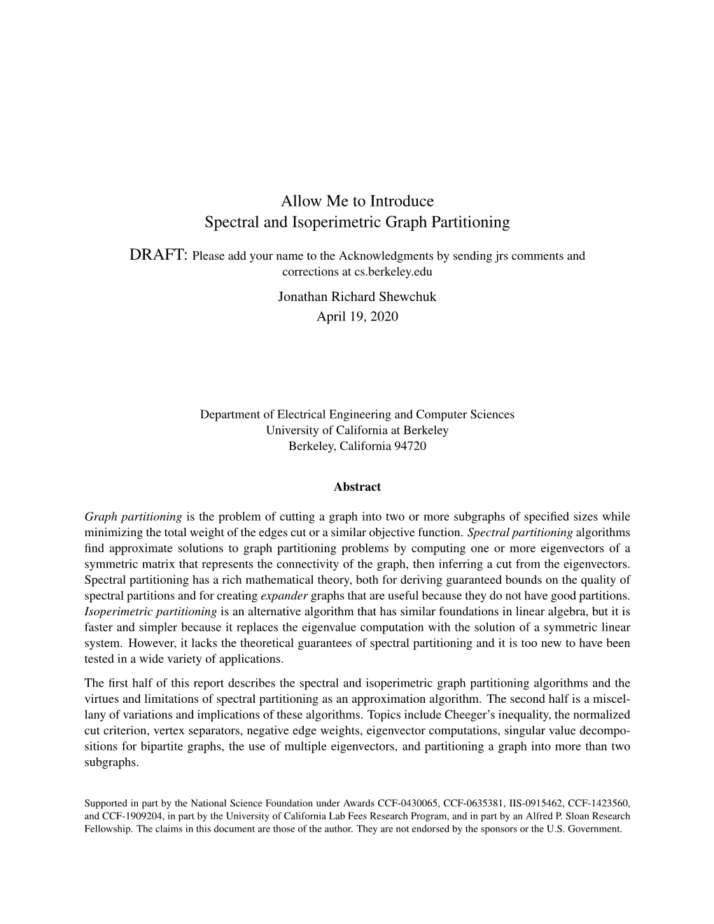 Spectral and Isoperimetric Graph Partitioning