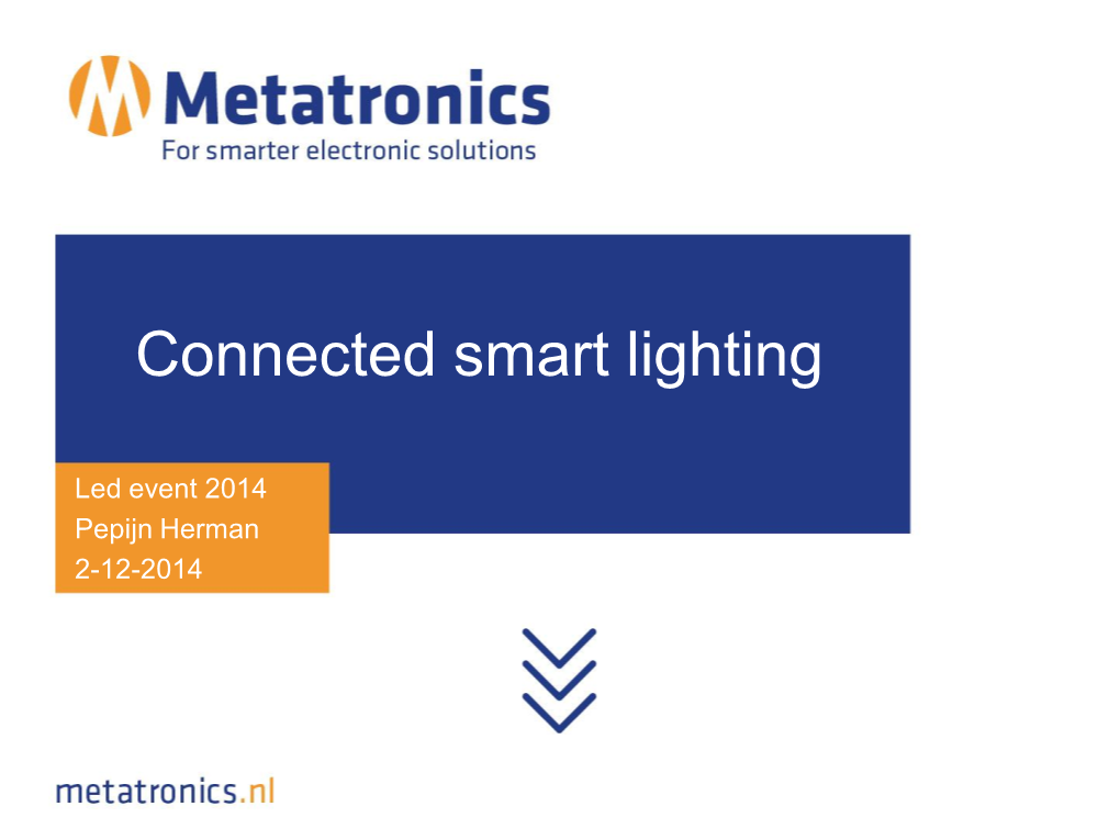 Company Presentation Metatronics 2014