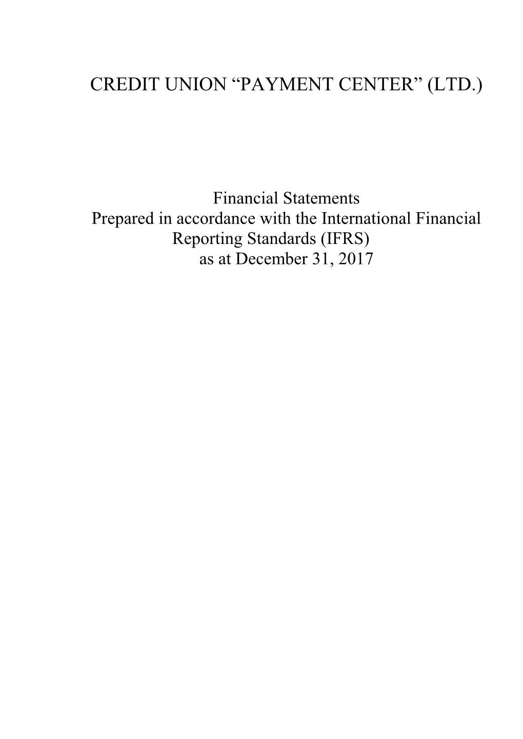 Financial Statements 2017