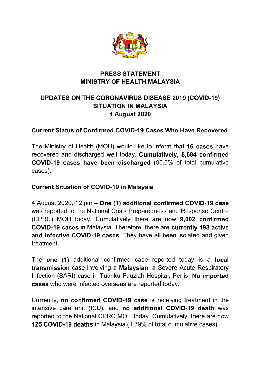 Covid-19 Malaysia