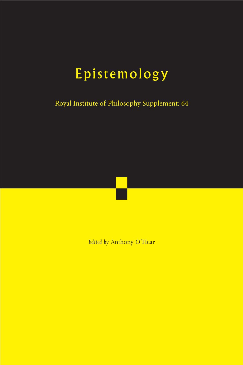 Epistemology