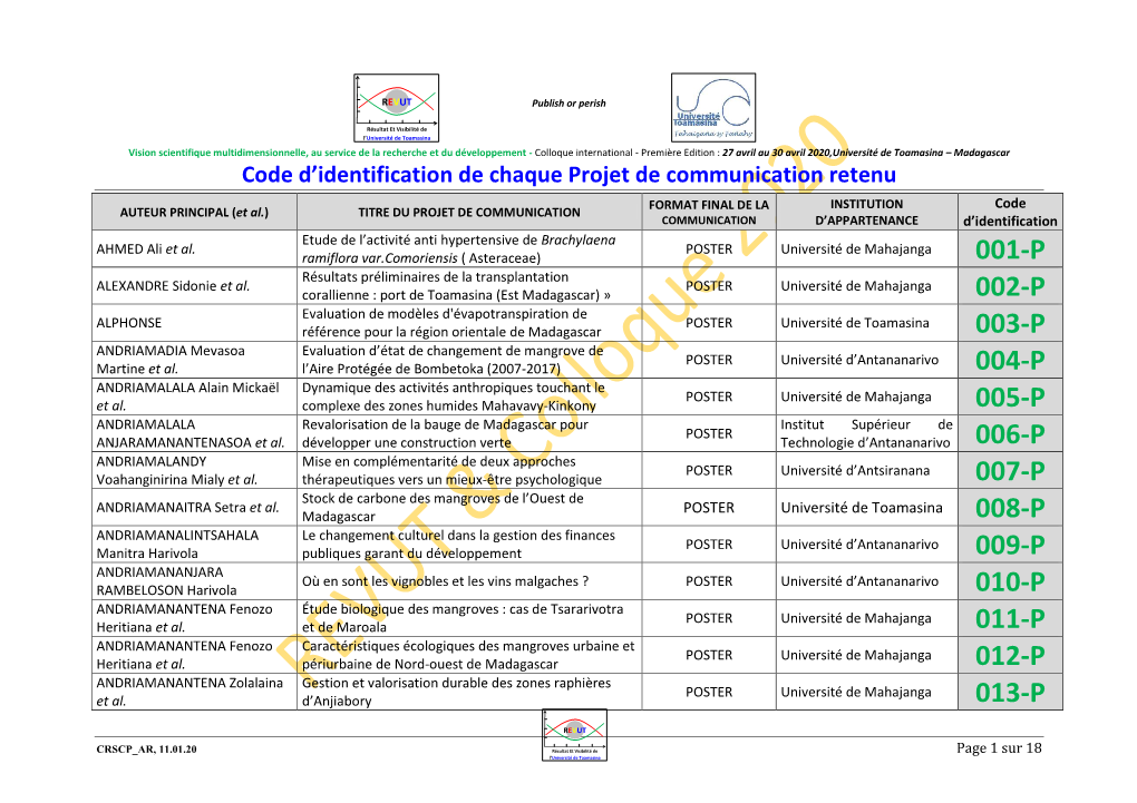 001-P 002-P 003-P 004-P 005-P 006-P 007-P 008-P 009-P 010-P