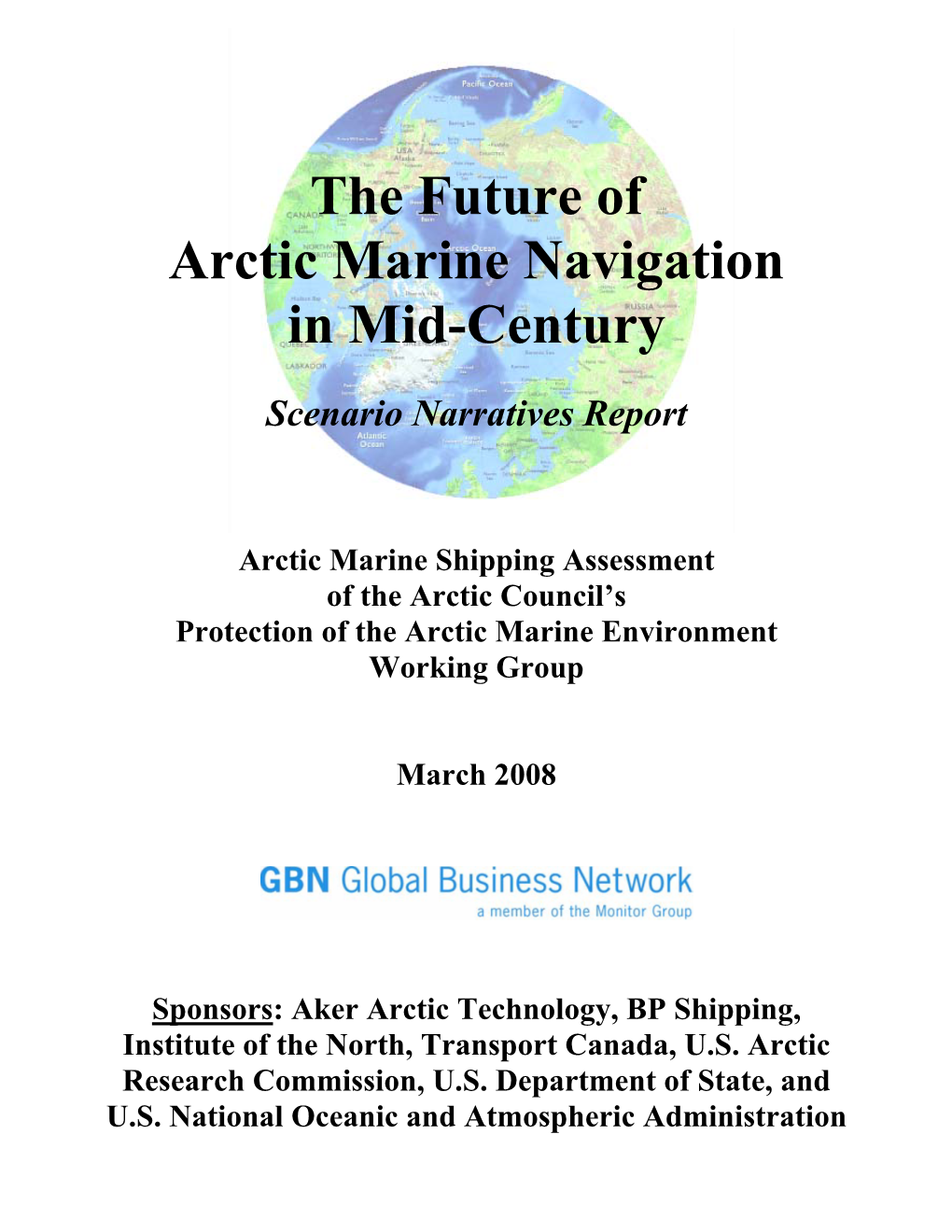 The Future of Arctic Marine Navigation in Mid-Century