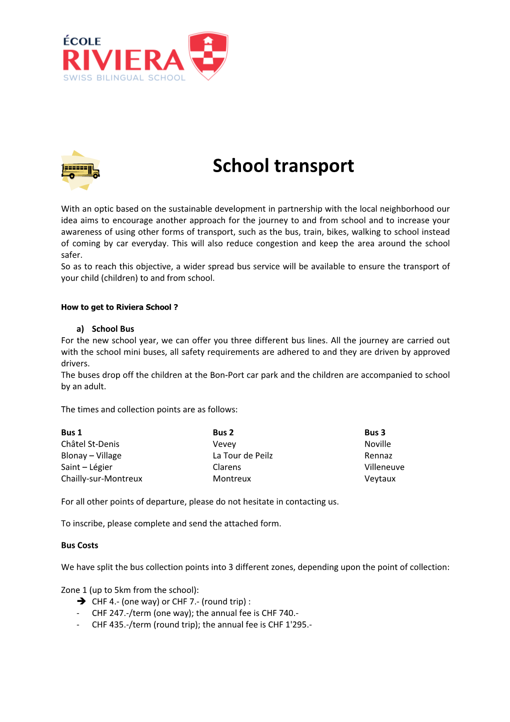 School Transport