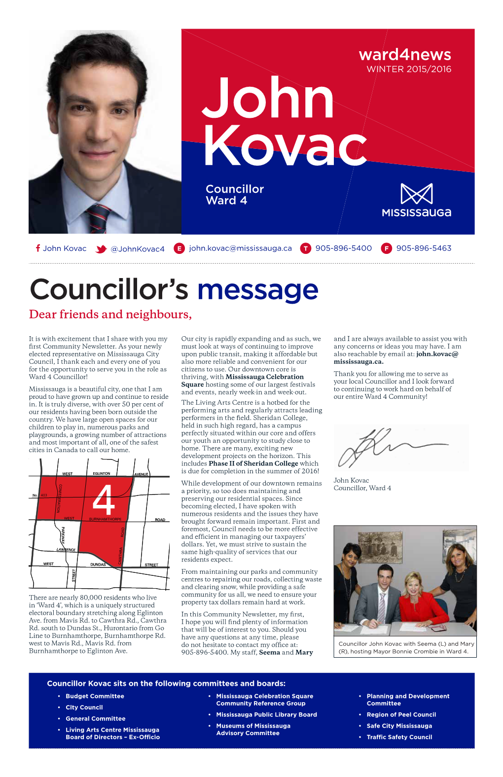 Ward 4 City Newsletter Winter 2015