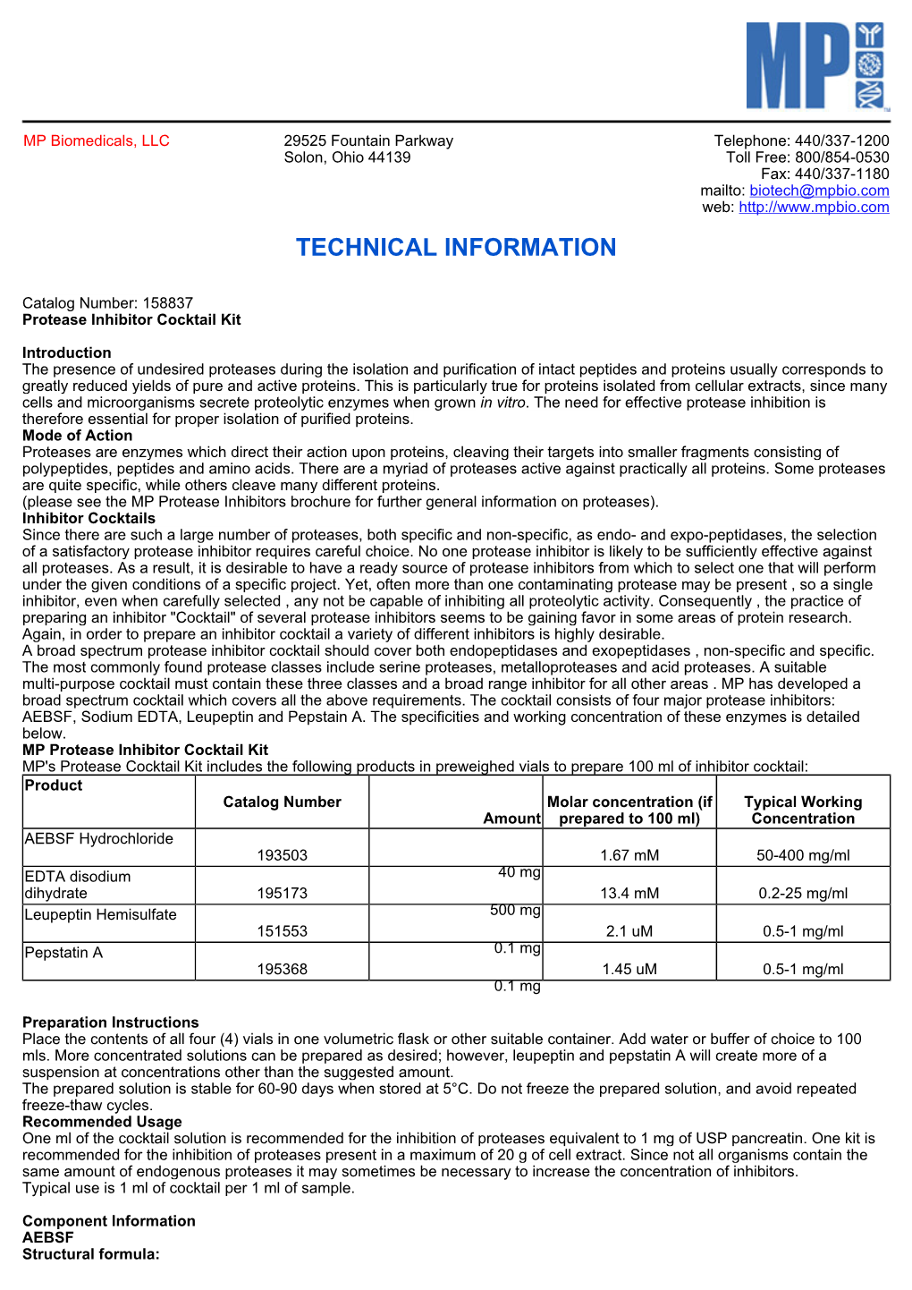 Technical Information