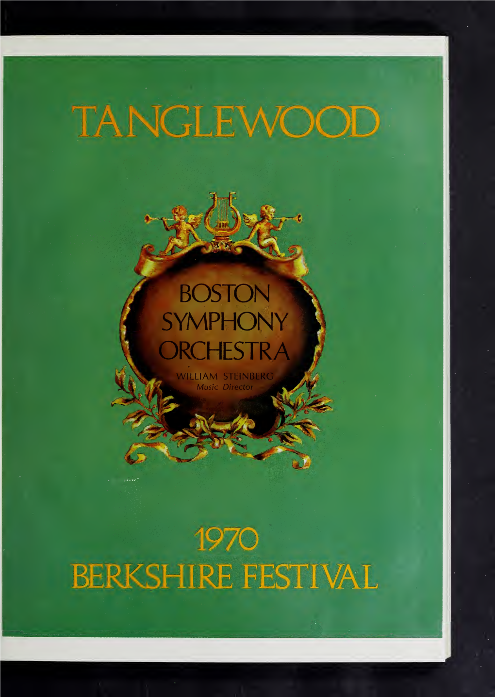 Boston Symphony Orchestra Concert Programs, Summer, 1970, Tanglewood