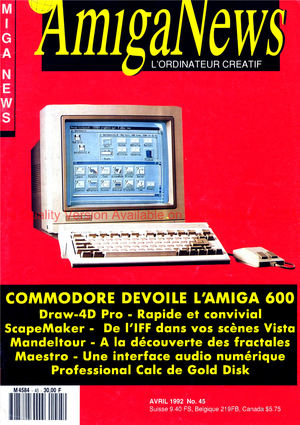 Commodore Devoile L'amiga