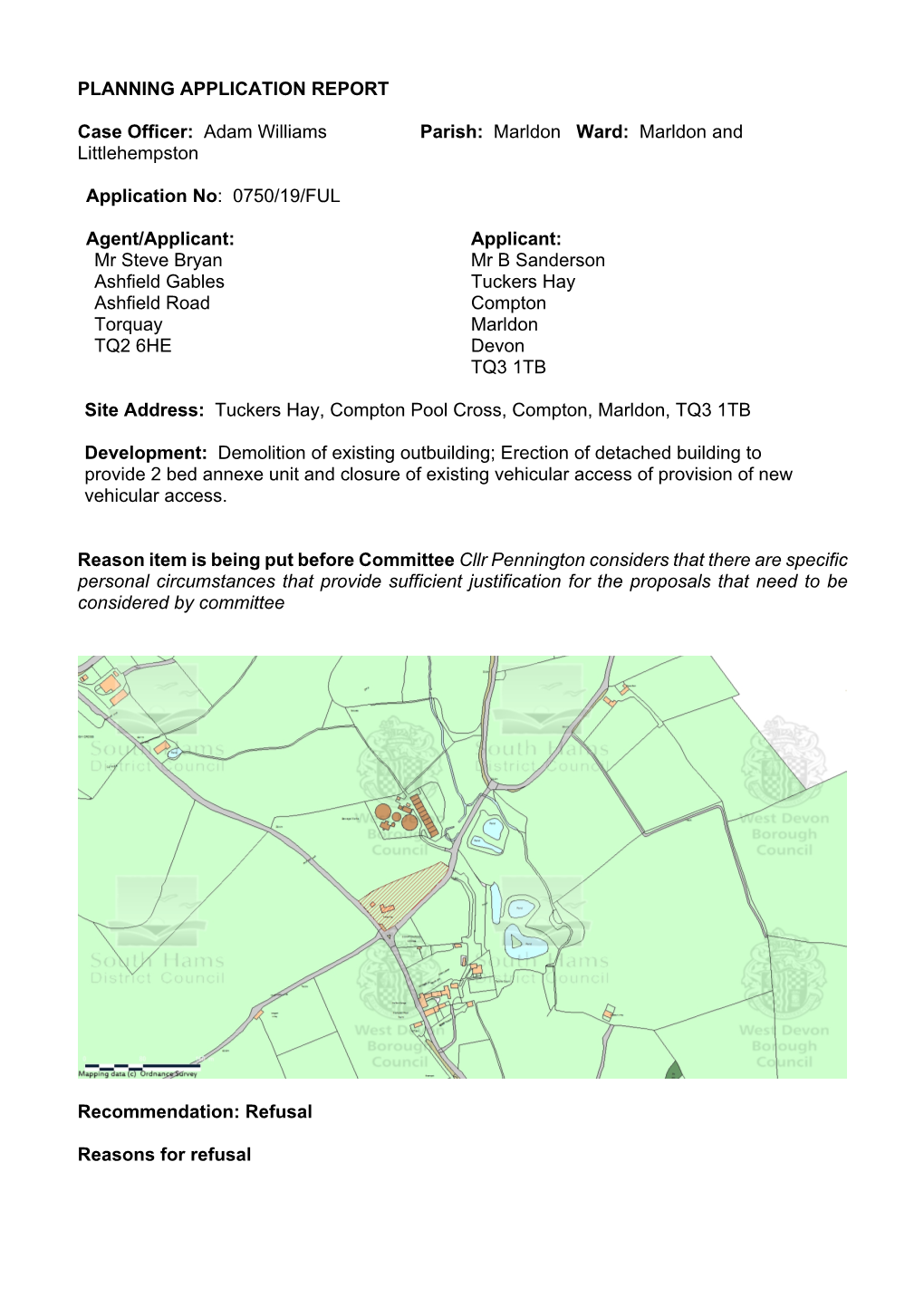 Planning Application Report