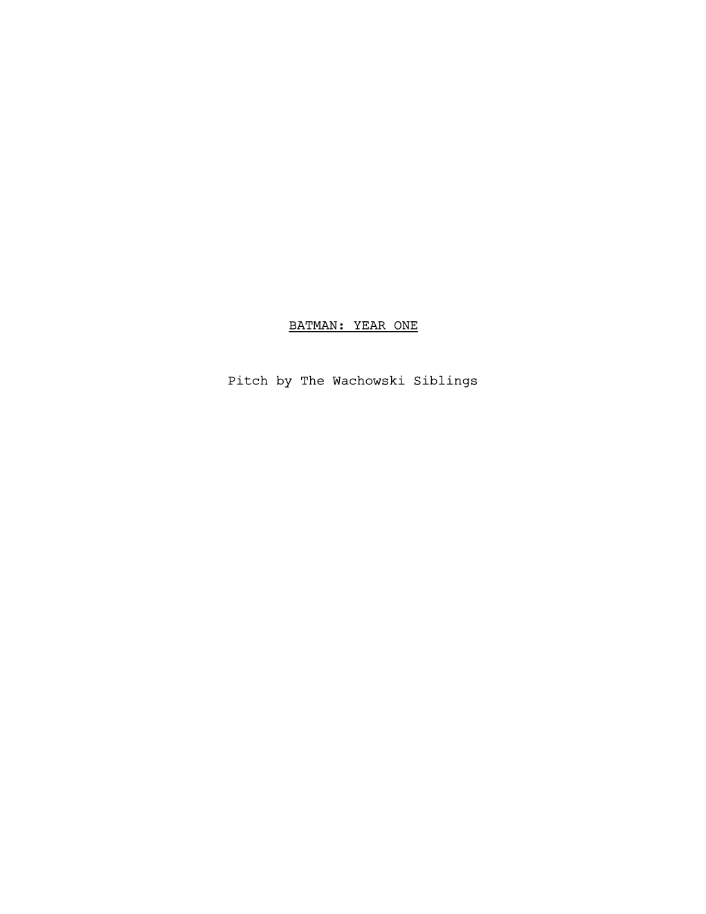 Untitled Screenplay