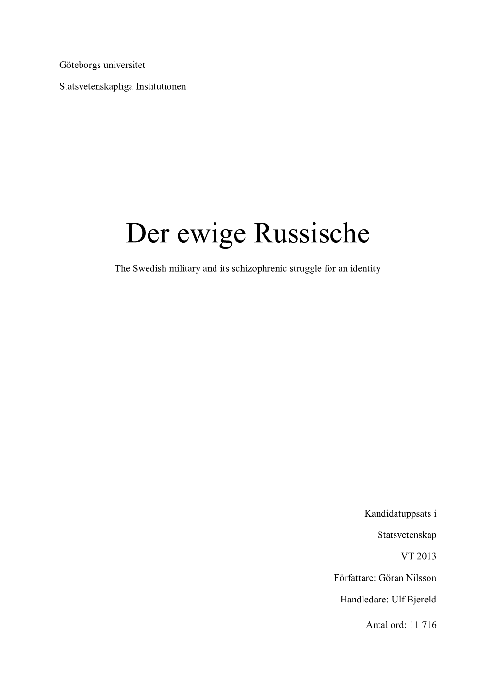 Der Ewige Russische