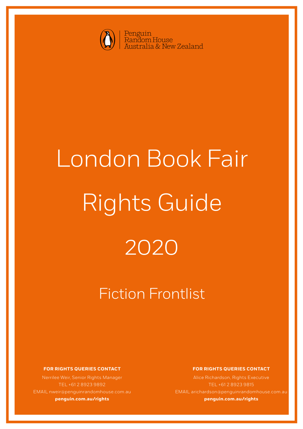 London Book Fair Rights Guide 2020