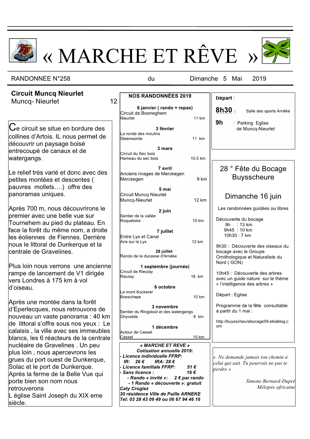 « « Marche Et Rêve »