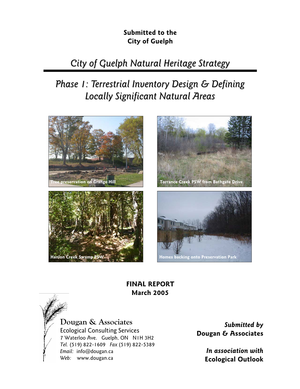 Natural Heritage Strategy Phase 1 Report