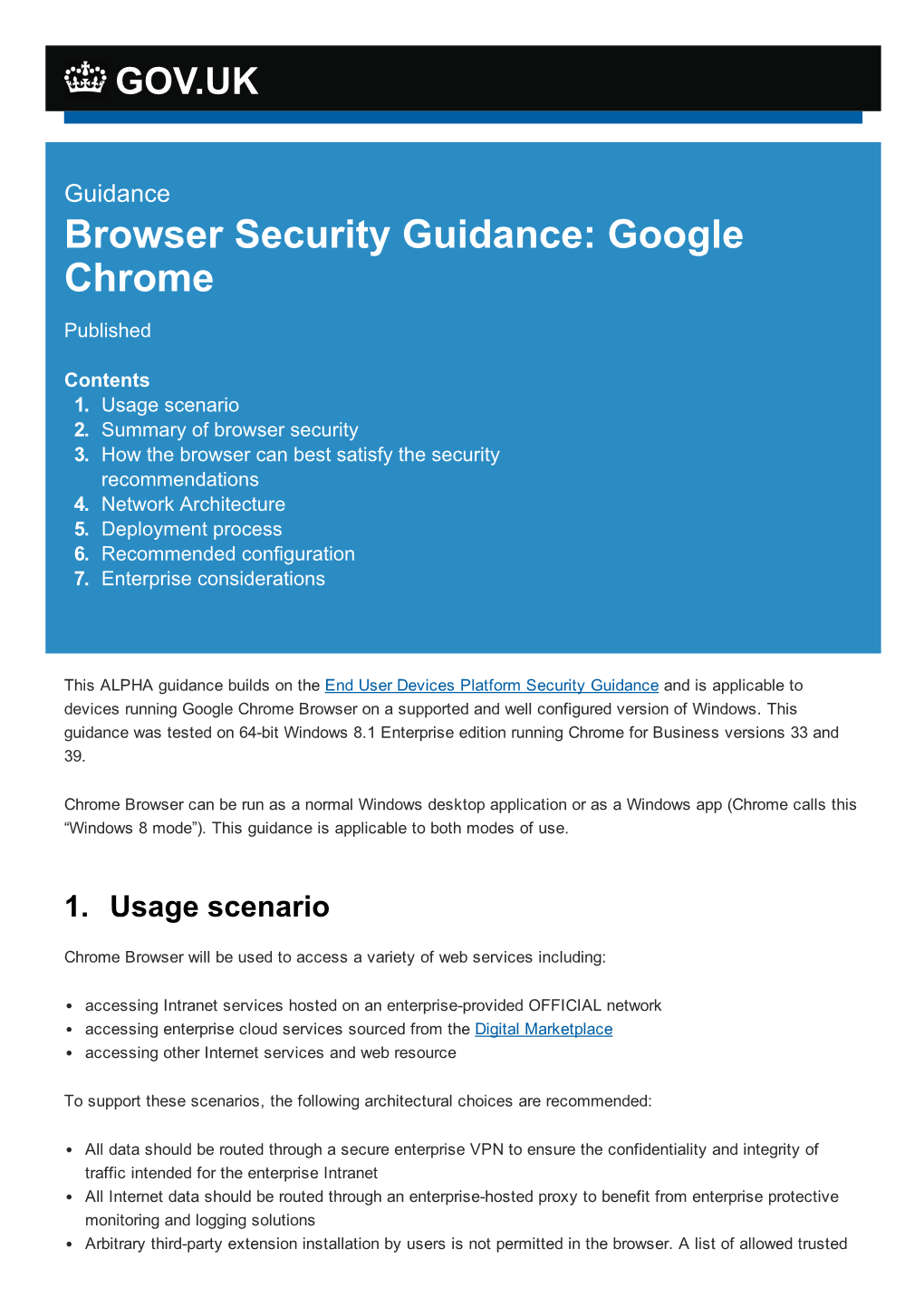 Browser Security Guidance: Google Chrome