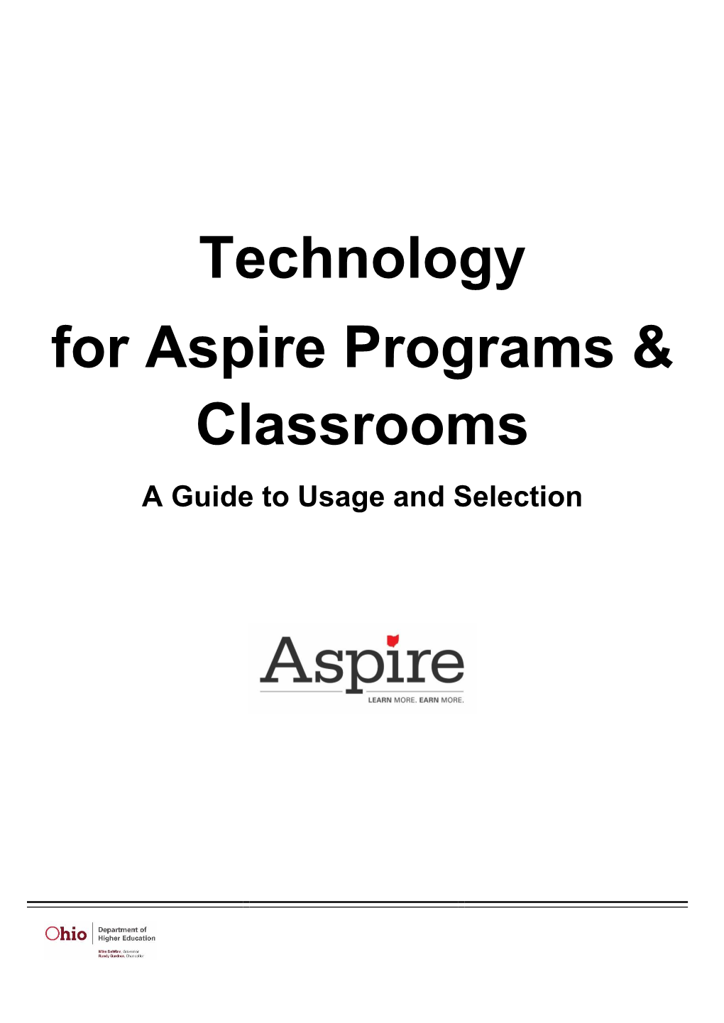 Technology for ABLE Programs & Classrooms