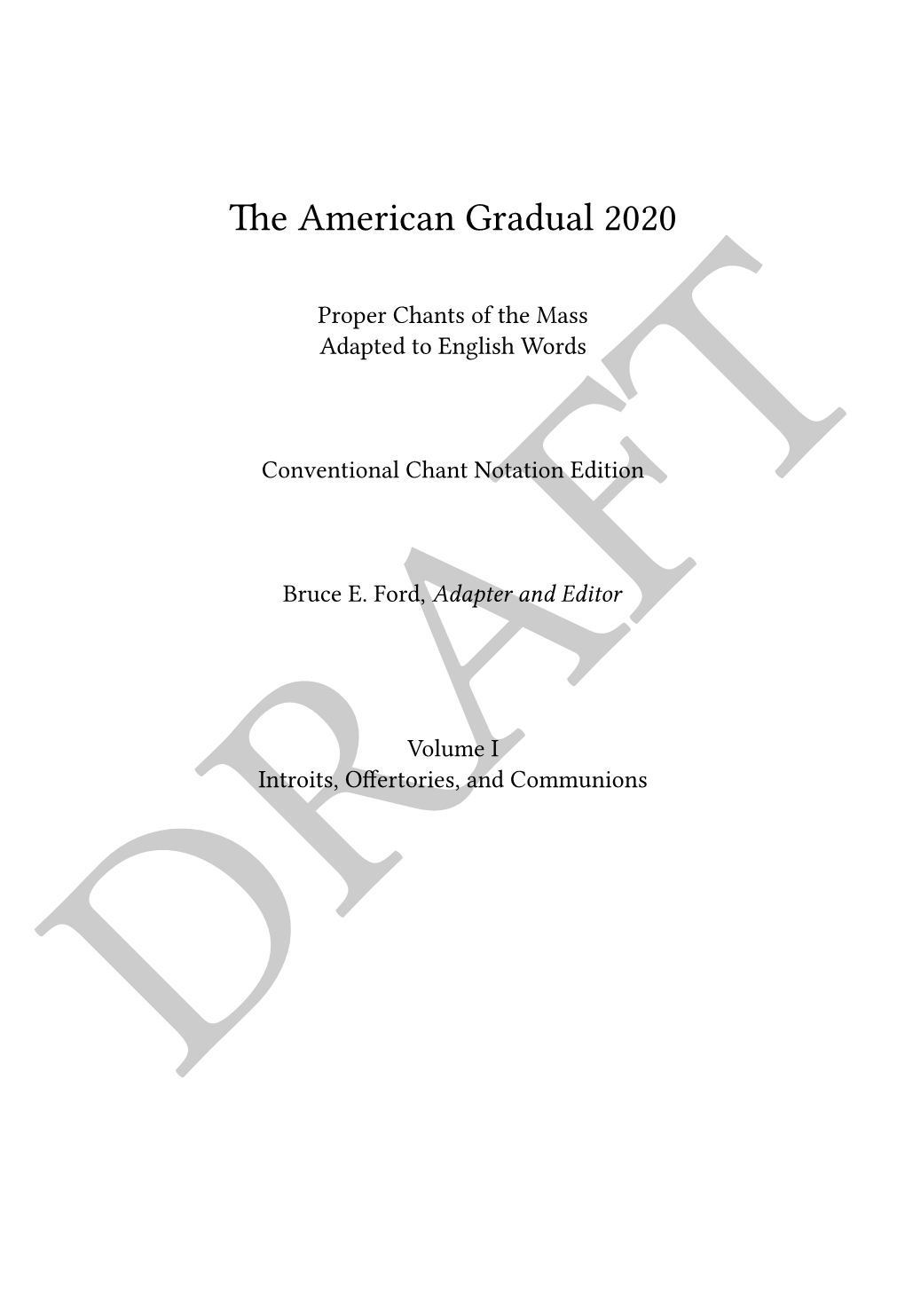 Preview the Forthcoming 2020 Edition Of