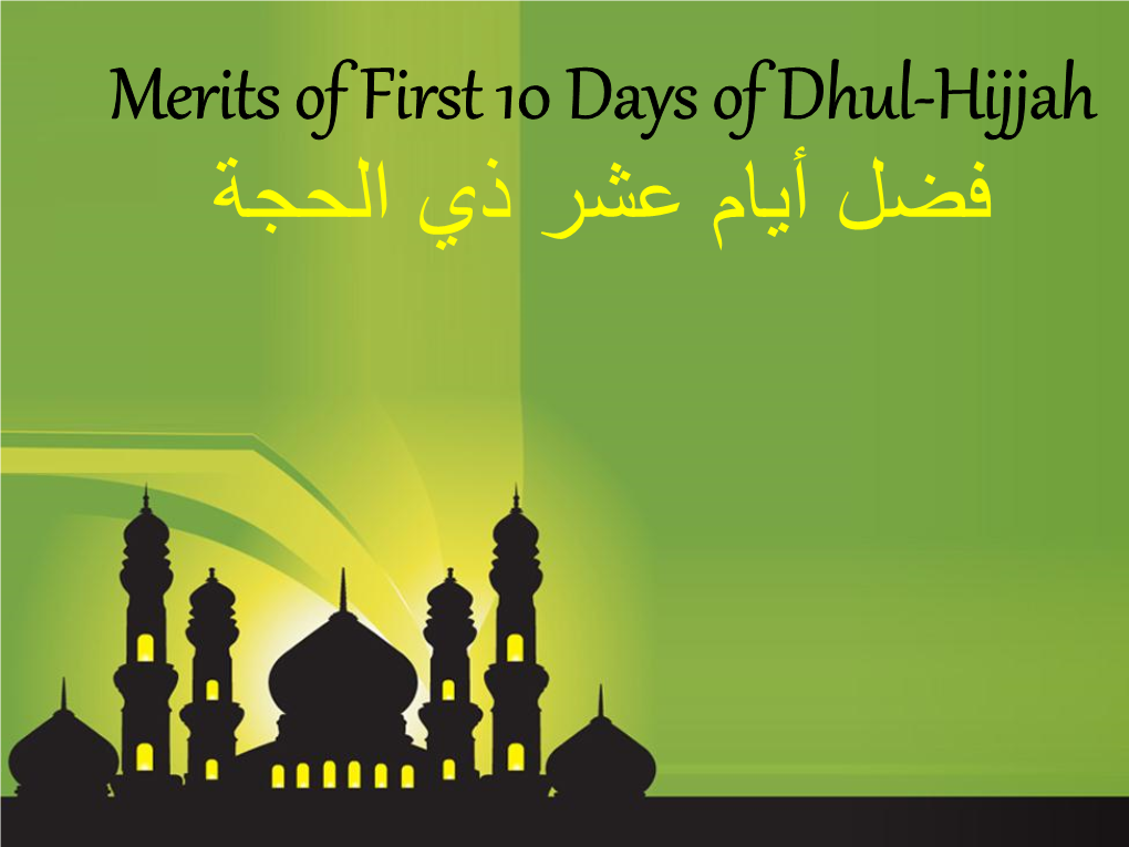 Fasting 6 Days of Shawwal