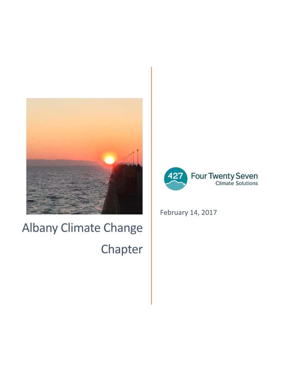 Albany Climate Change Chapter