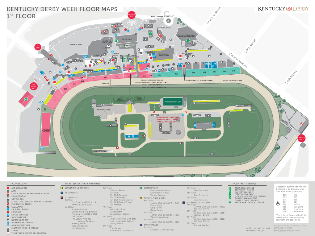 Floor Maps St Paddock 1 Floor Gate Red Carpet Photo-Op