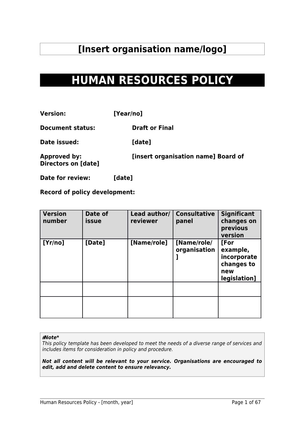 Insert Organisation Name/Logo s3