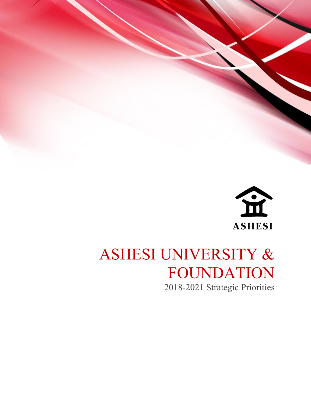 Ashesi Strategic Priorities 2018-2021