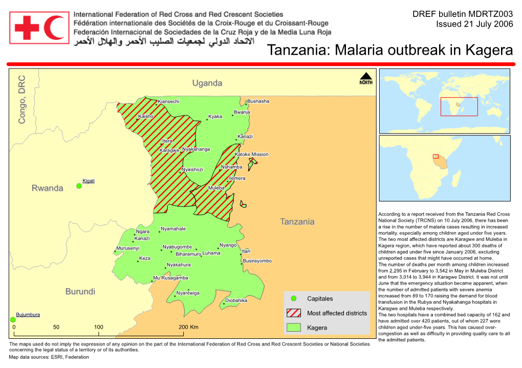 Tanzania: Malaria Outbreak in Kagera