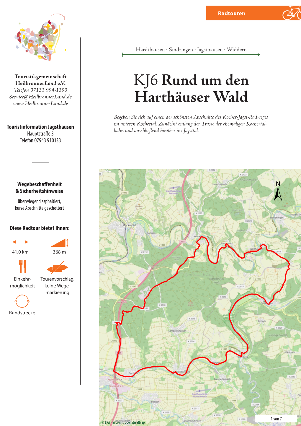 KJ6 Rund Um Den Harthäuser Wald Radtouren ±