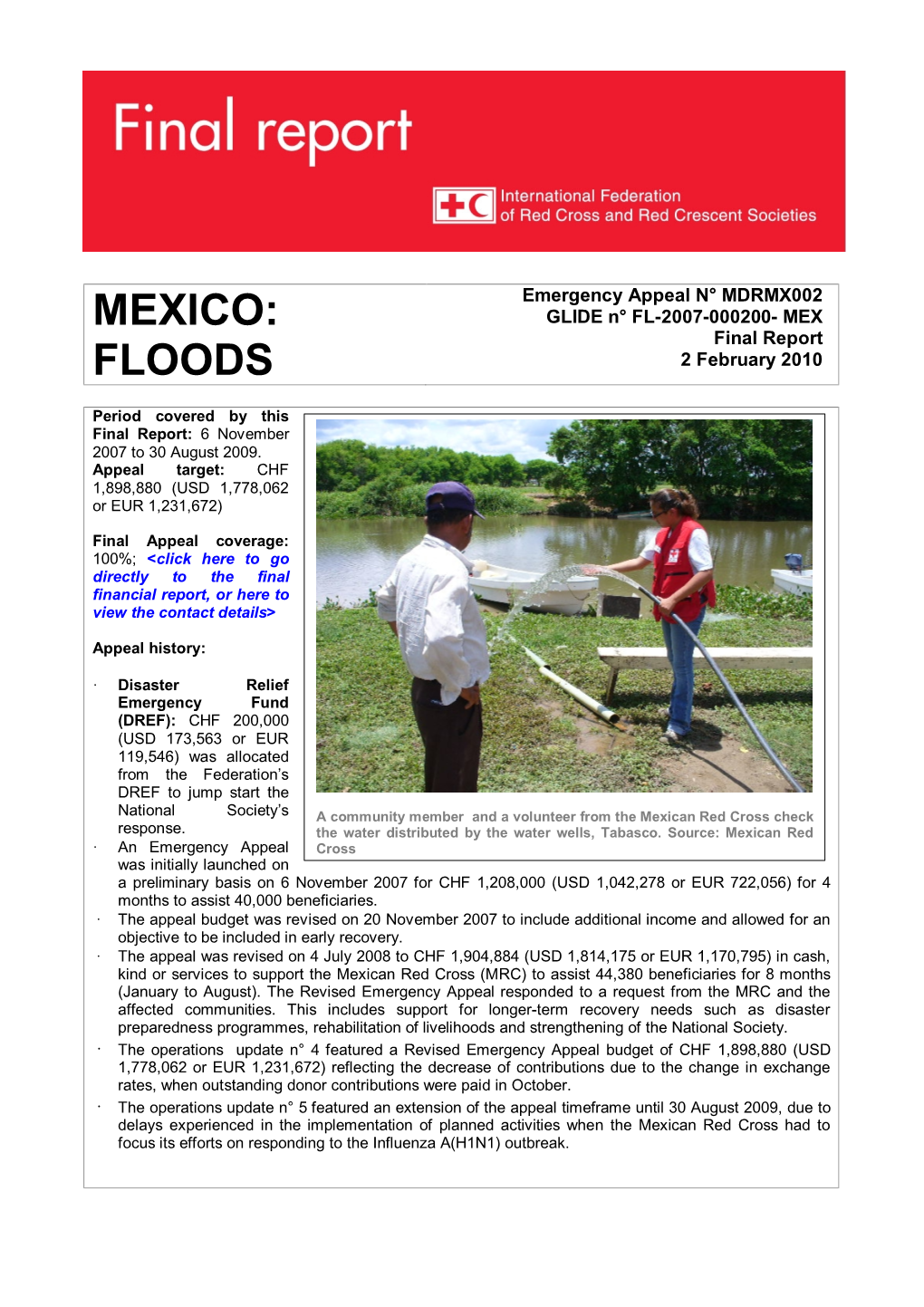 Mexico: Floods