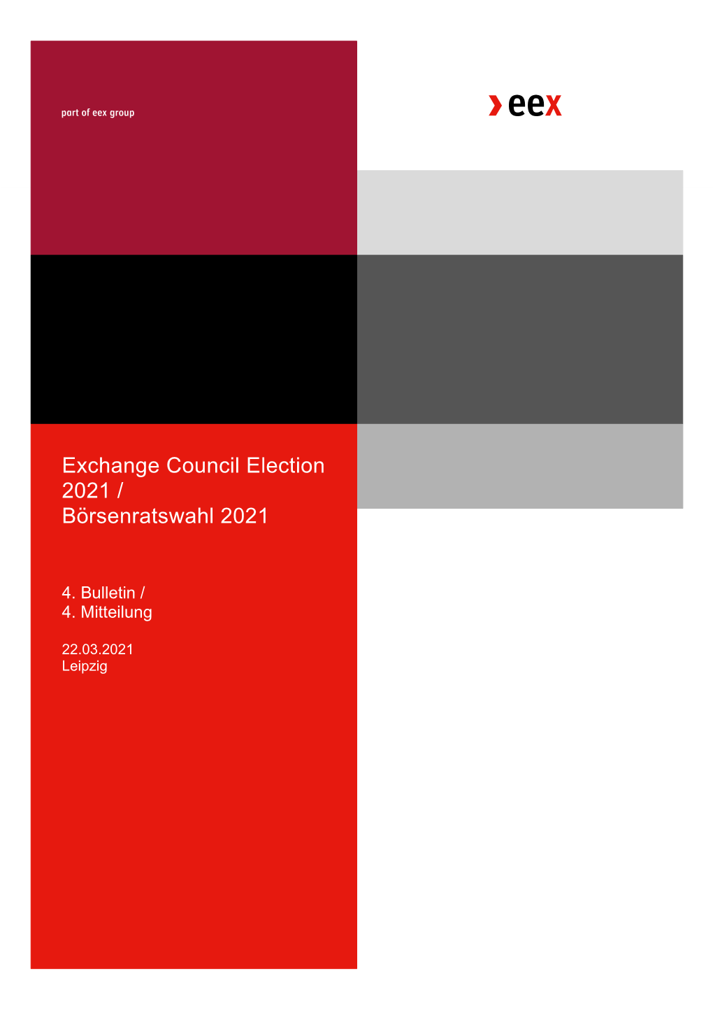 Exchange Council Election 2021 / Börsenratswahl 2021