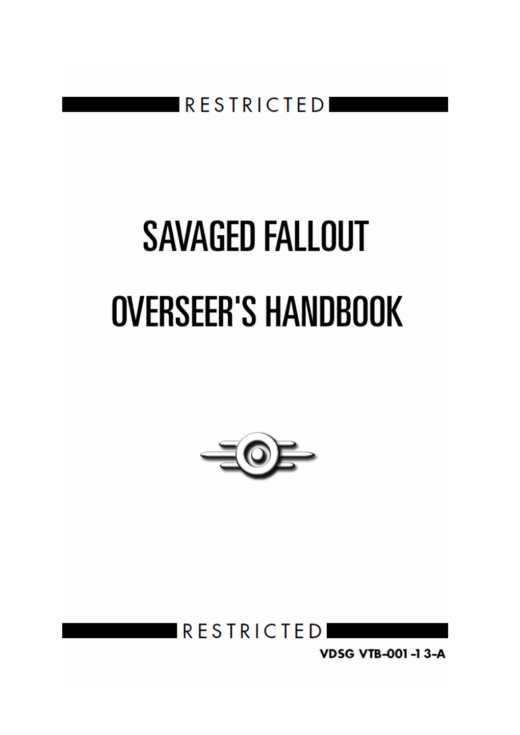 Savaged Fallout Overseer Handbook