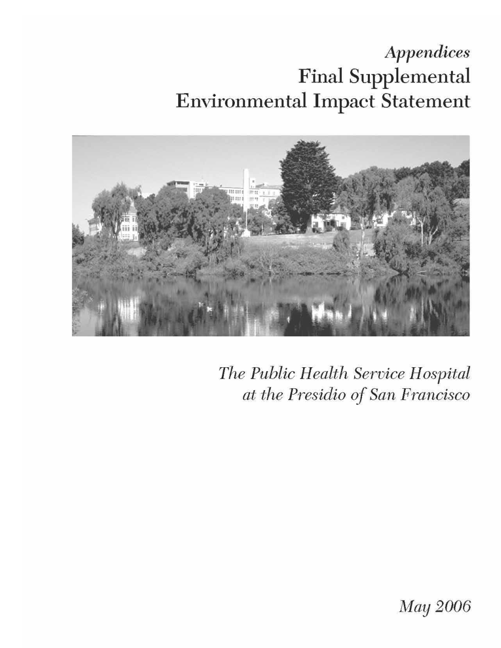 Public Health Service Hospital Final Supplemental