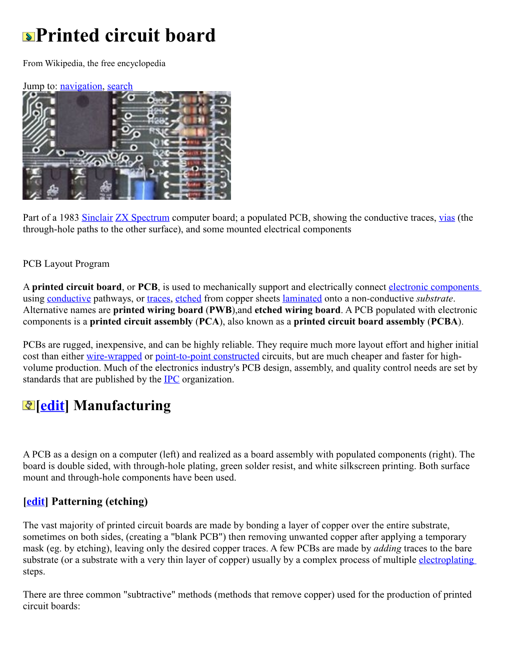 Printed Circuit Board