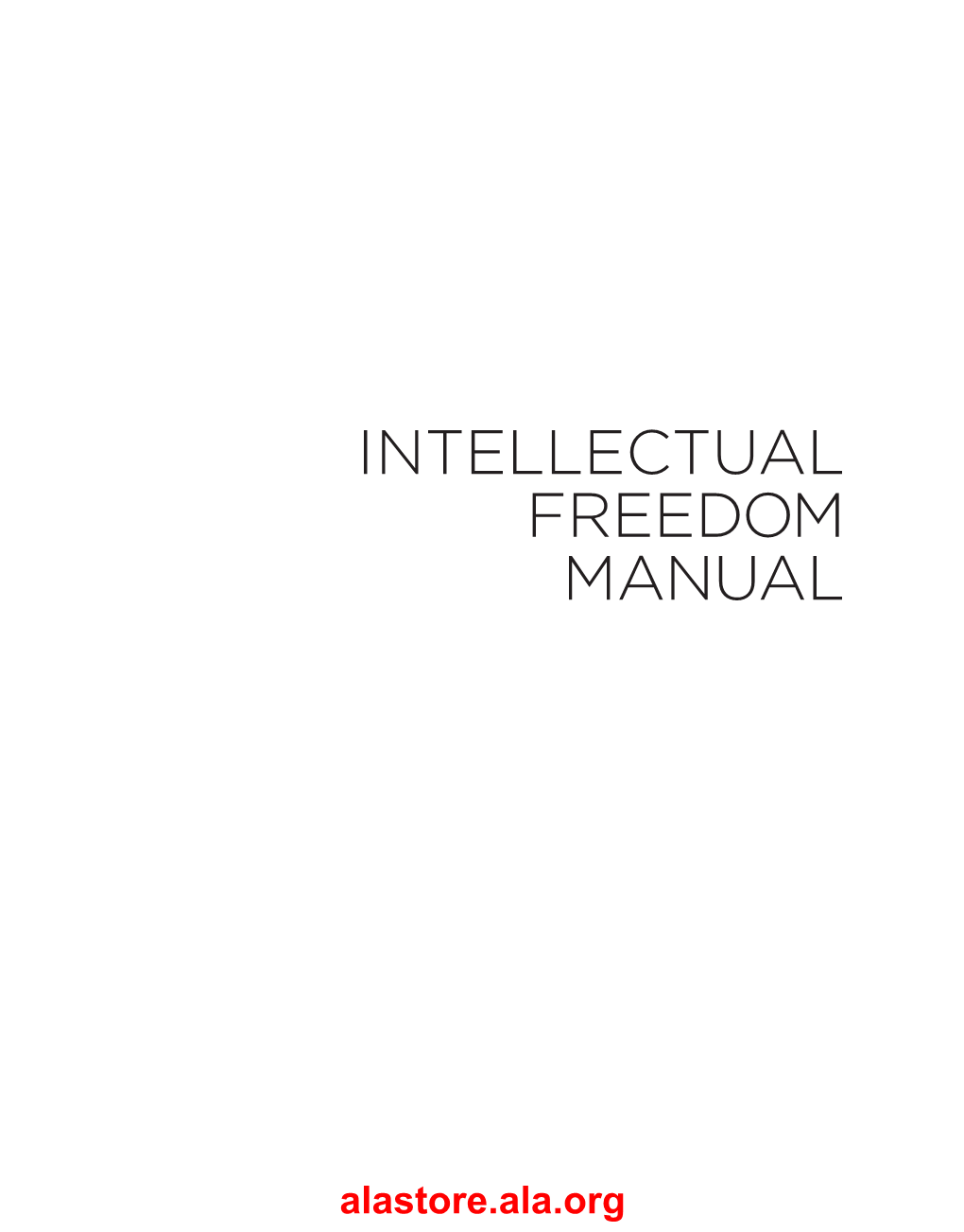 Intellectual Freedom Manual