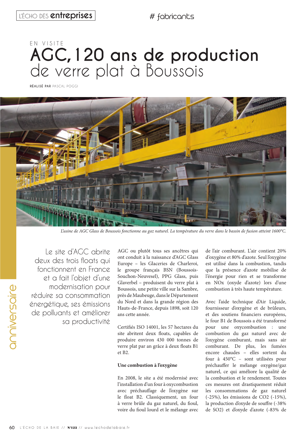 AGC,120 Ans De Production De Verre Plat À Boussois