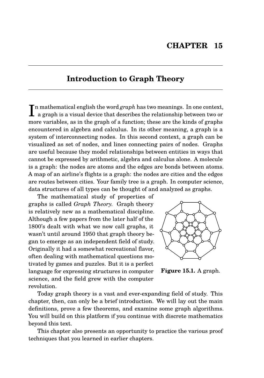 CHAPTER 15 Introduction to Graph Theory