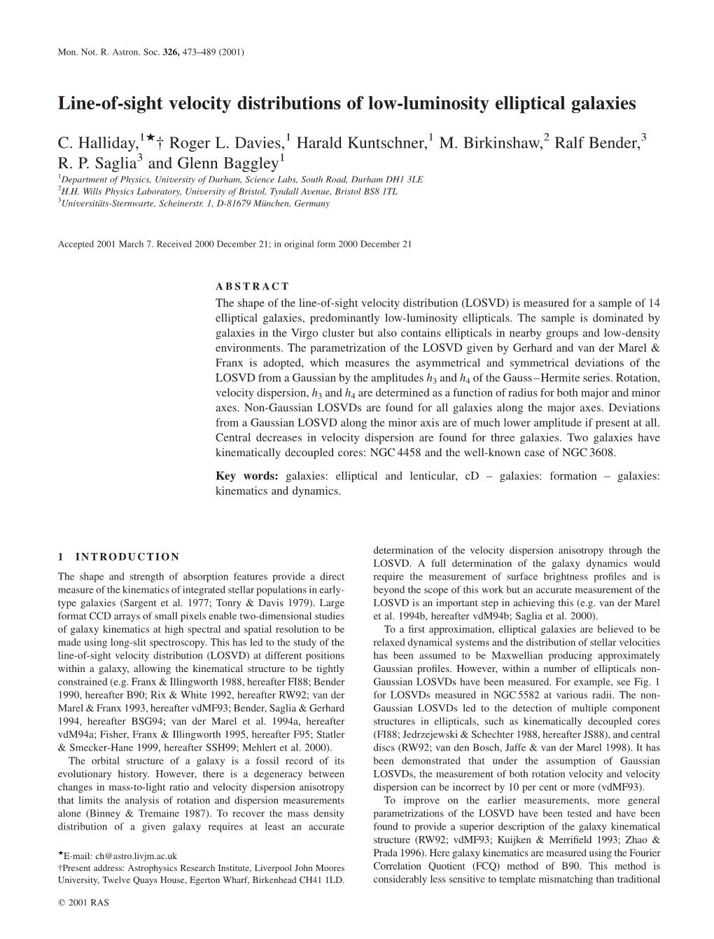 Line-Of-Sight Velocity Distributions of Low-Luminosity Elliptical Galaxies