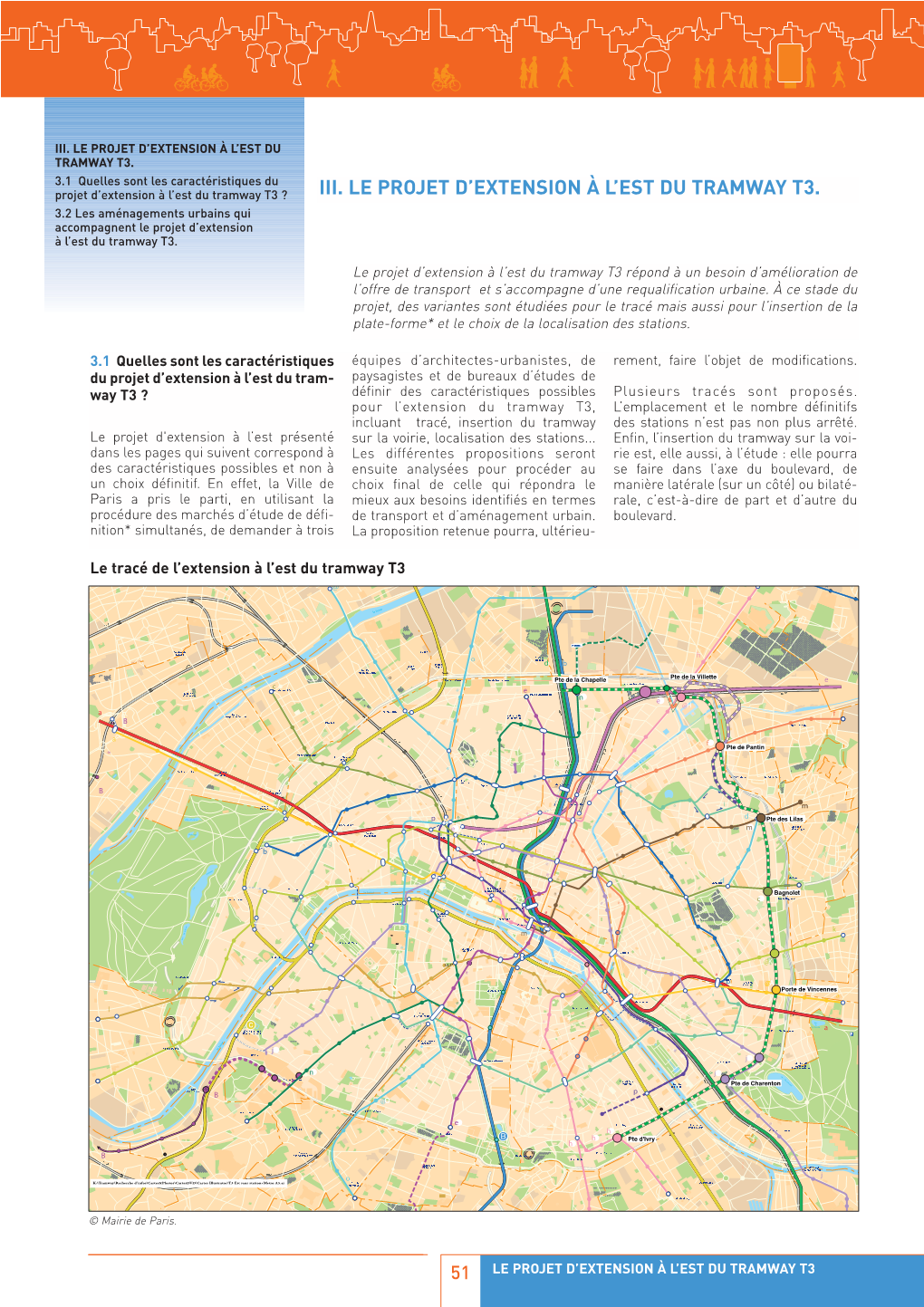 Iii. Le Projet D'extension À L'est Du Tramway