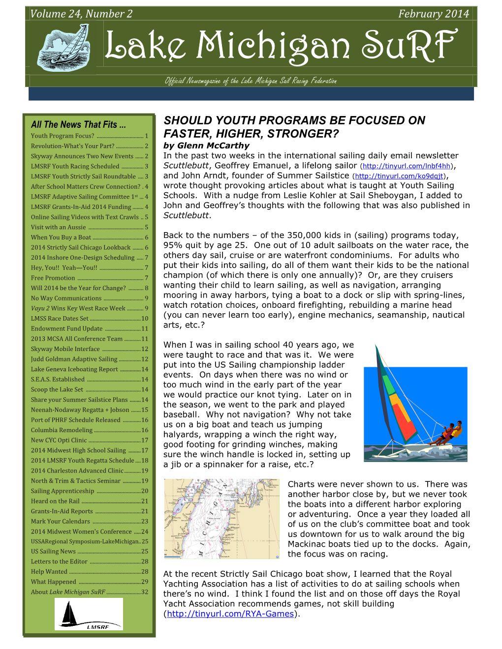 Lake Michigan Surf Newsletter