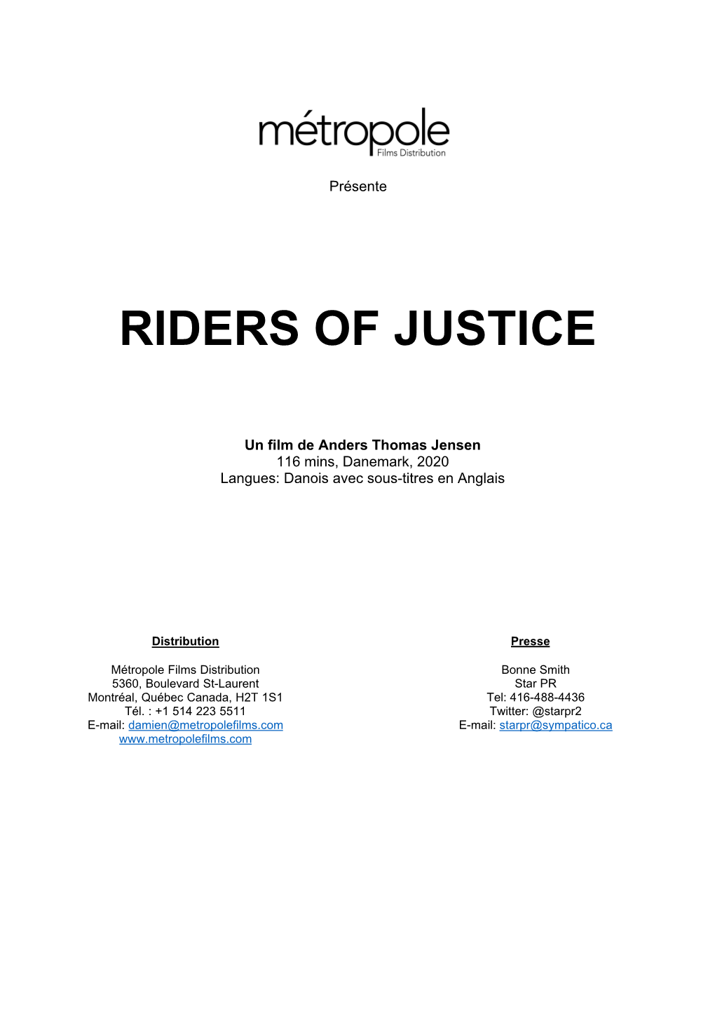 Riders of Justice