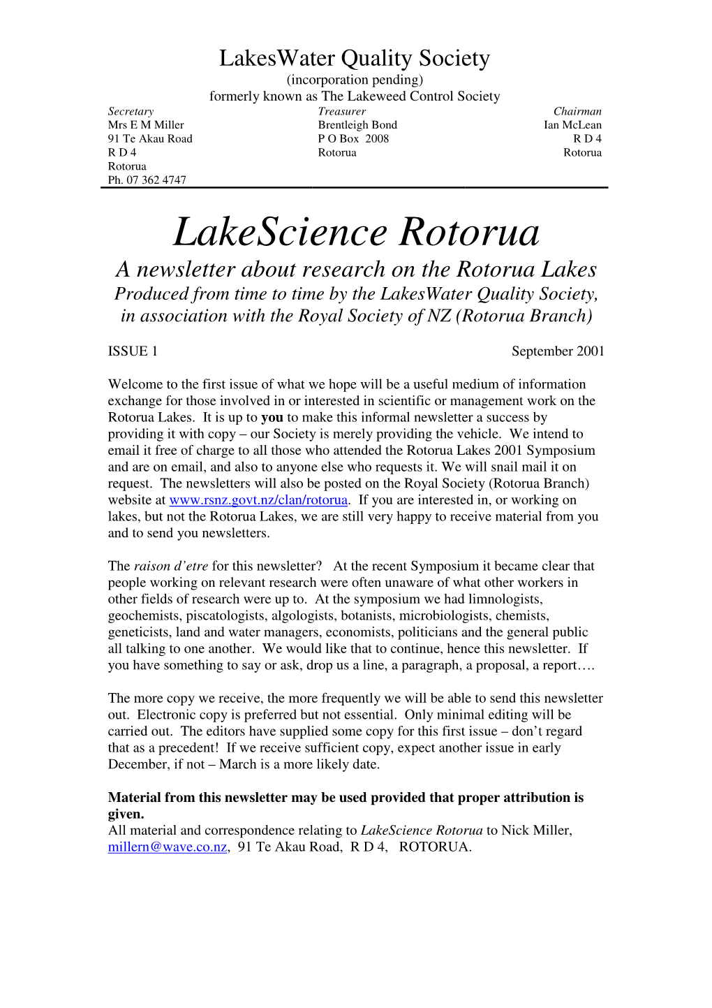 Lakescience Rotorua