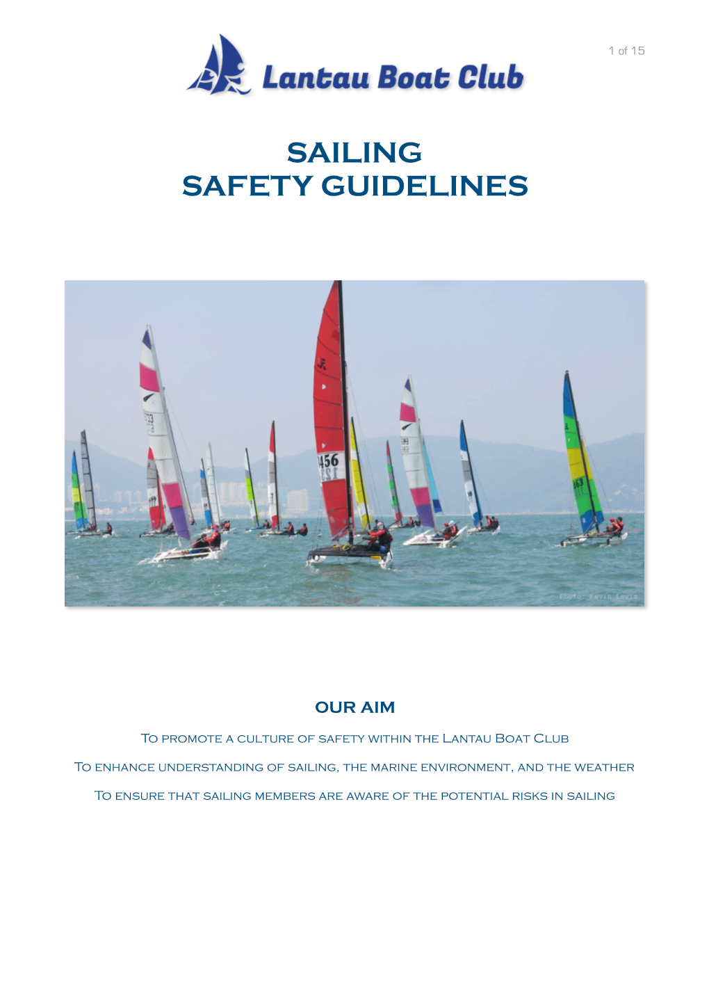 Sailing at Sea Safety Guidelines