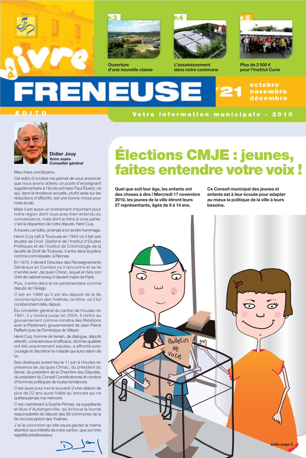 Élections CMJE