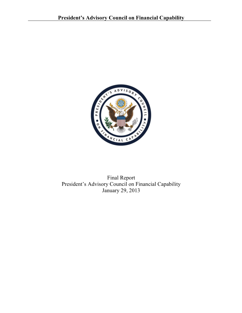 President's Advisory Council on Financial Capability