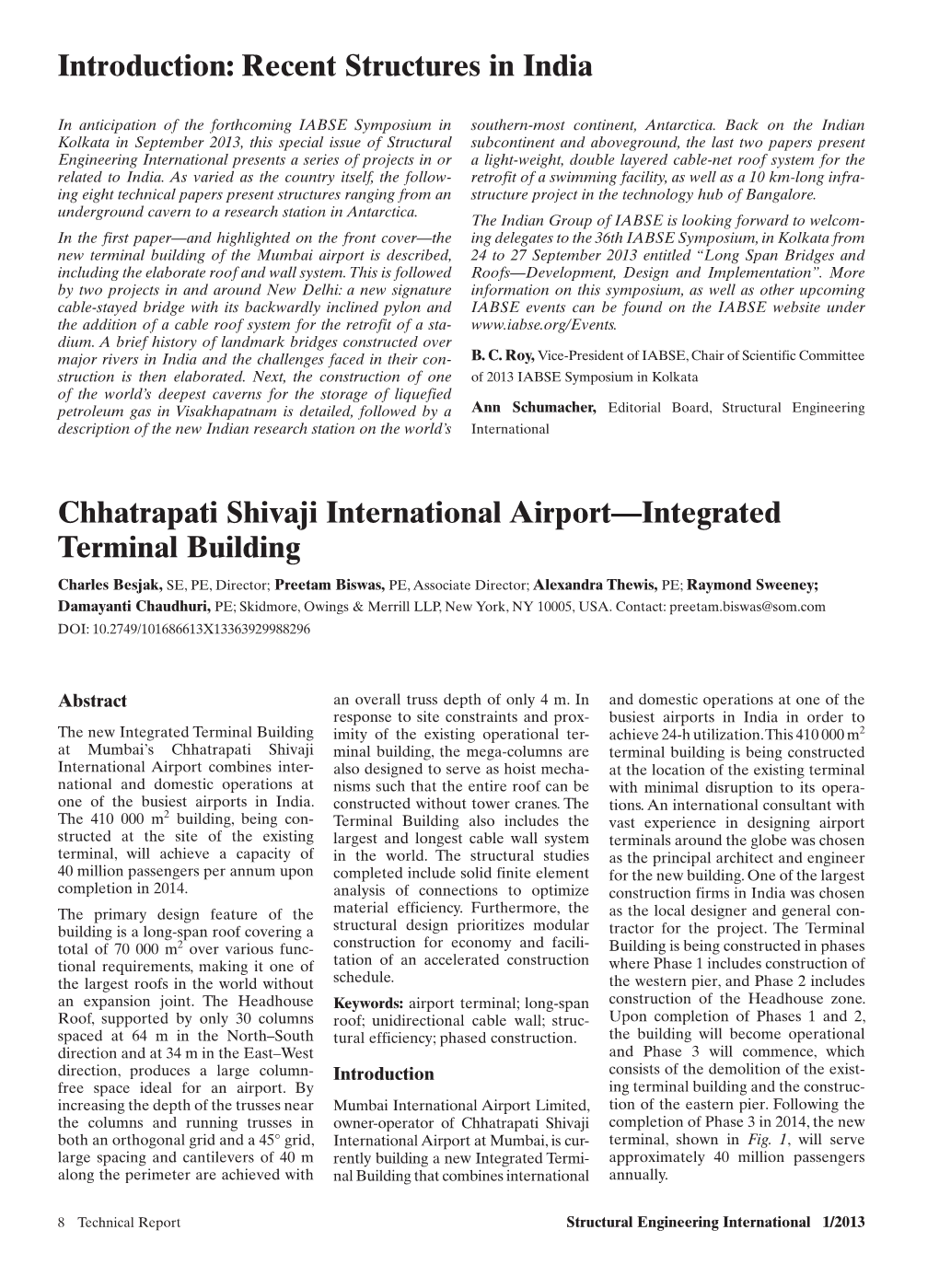 Chhatrapati Shivaji International Airport—Integrated Terminal Building