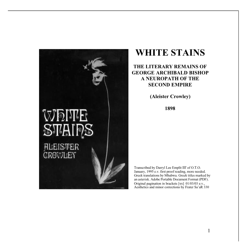 White Stains