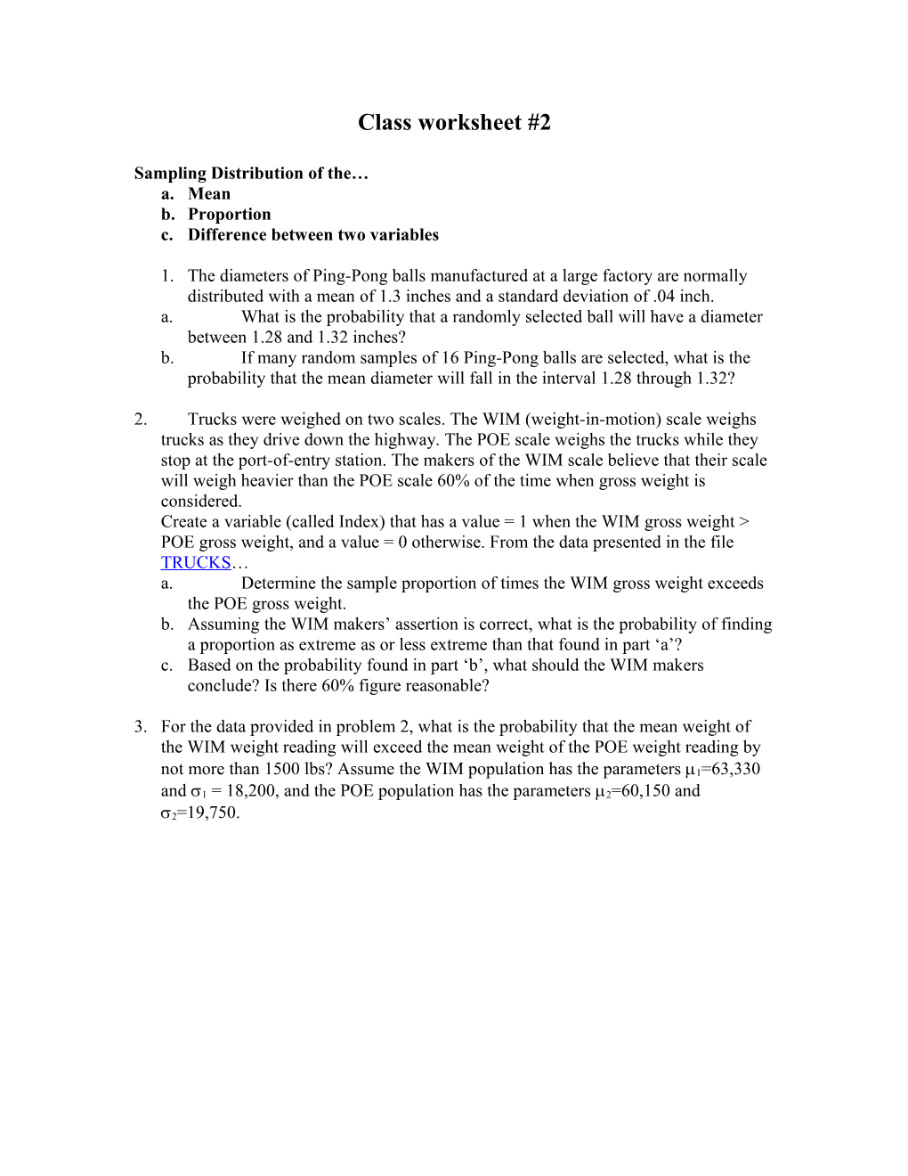 C. Difference Between Two Variables