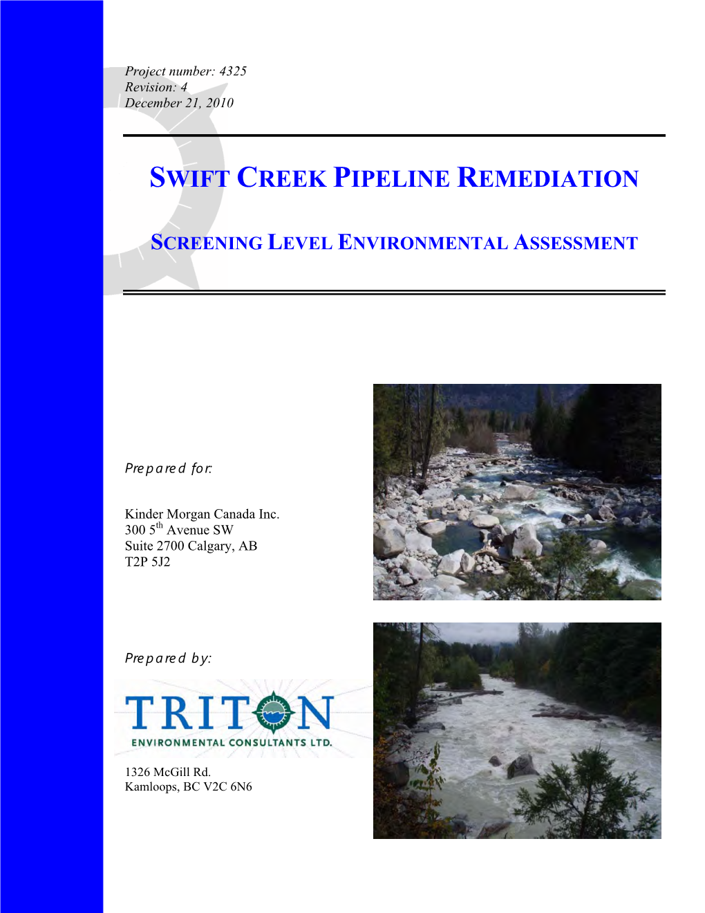 Swift Creek Pipeline Remediation