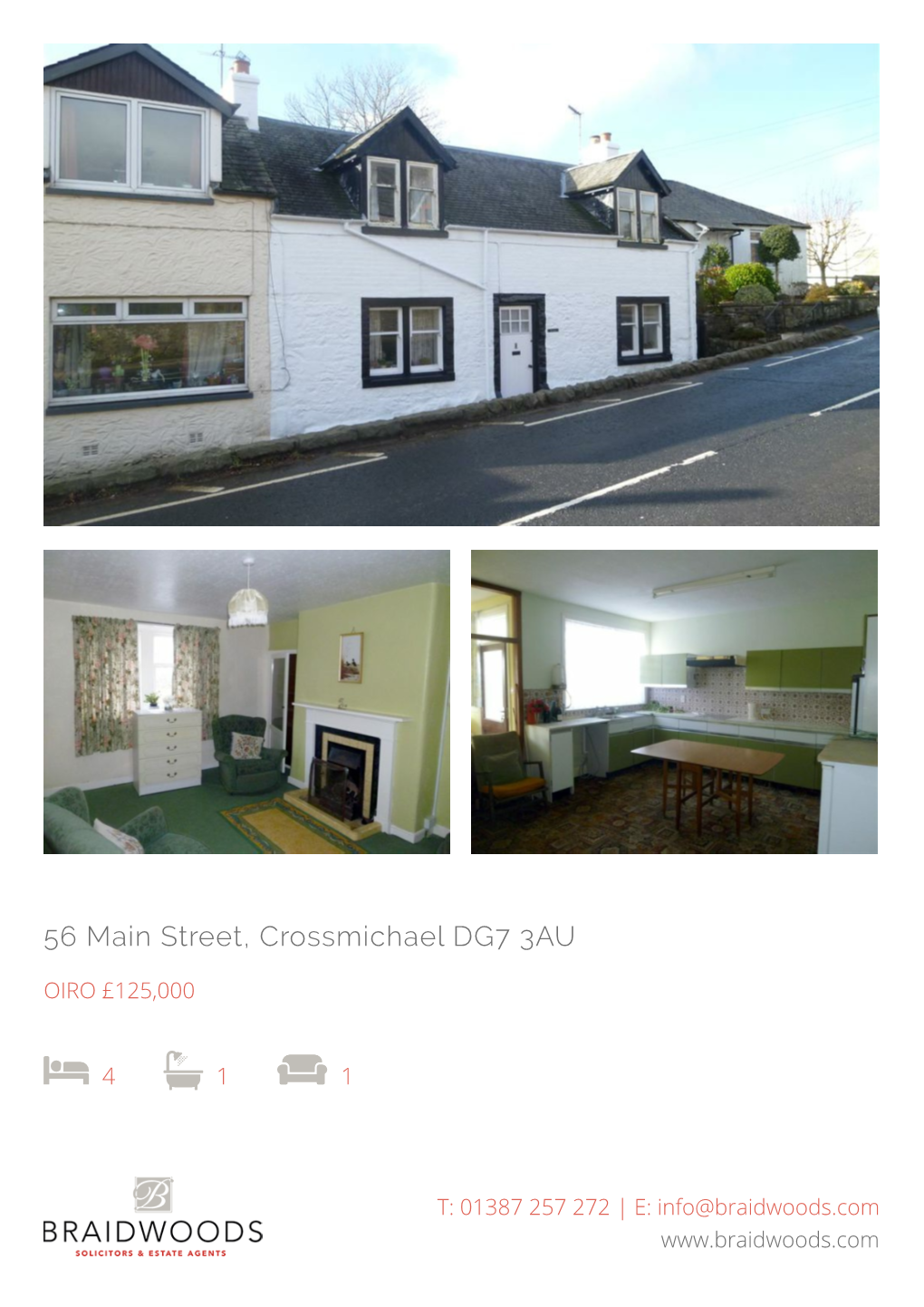 56 Main Street, Crossmichael DG7 3AU